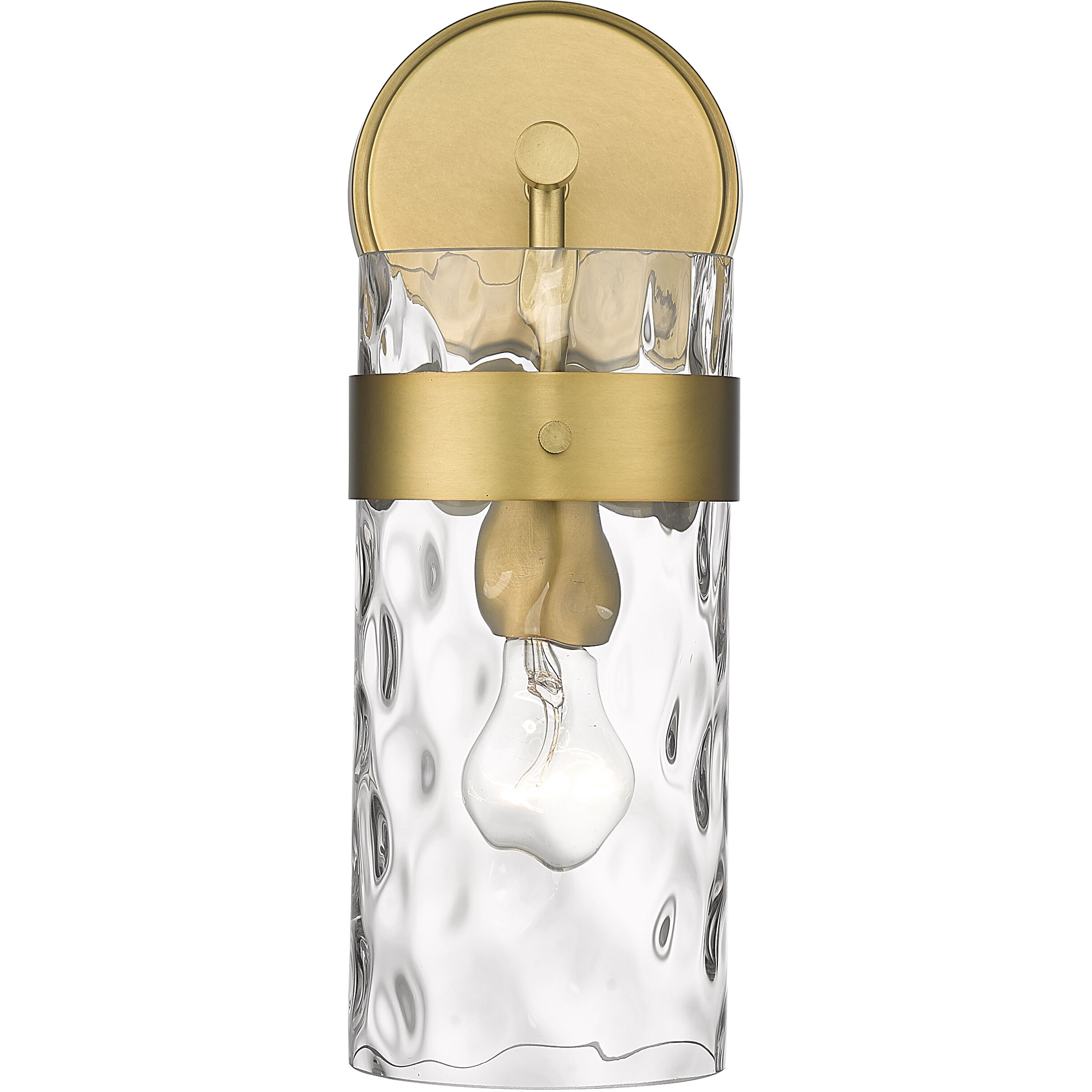 Fontaine 1 Light 5.5 inch Rubbed Brass Wall Sconce Wall Light in Rubbed Bronze