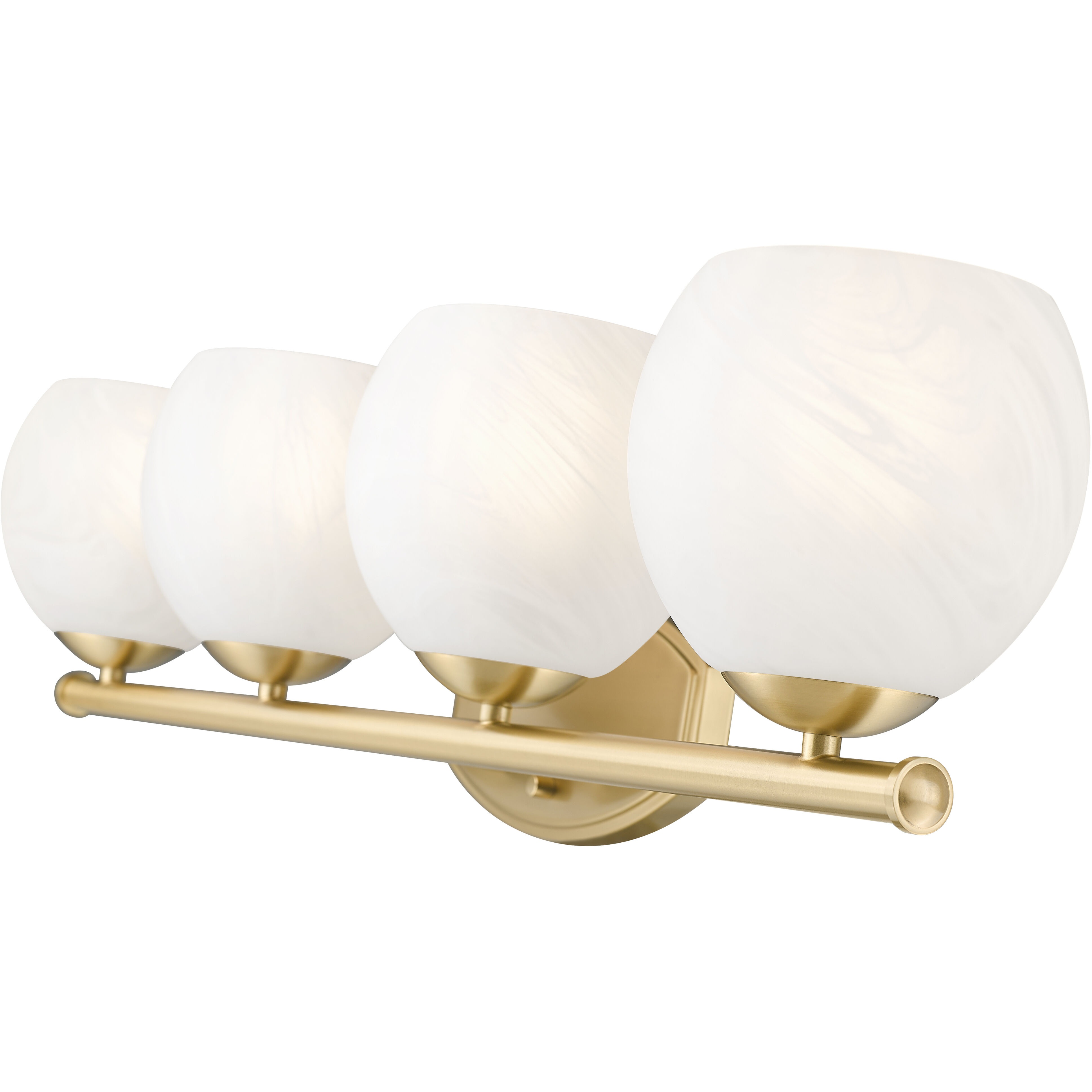 Colette Vanity Wall Light in Modern Gold