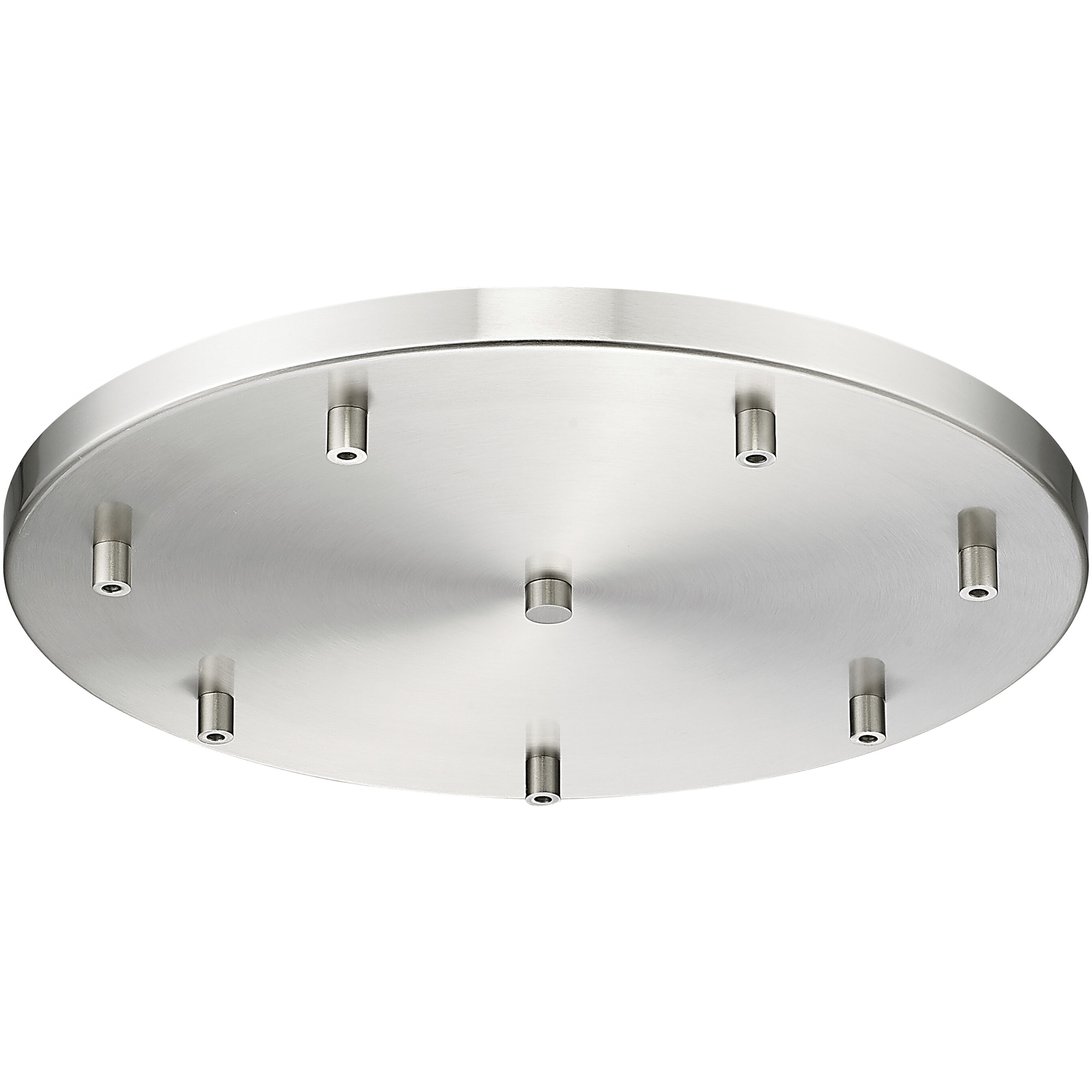 Multi Point Canopy Brushed Nickel Ceiling Plate