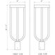 Leland LED 26.25 inch Sand Black Outdoor Post Mount Fixture
