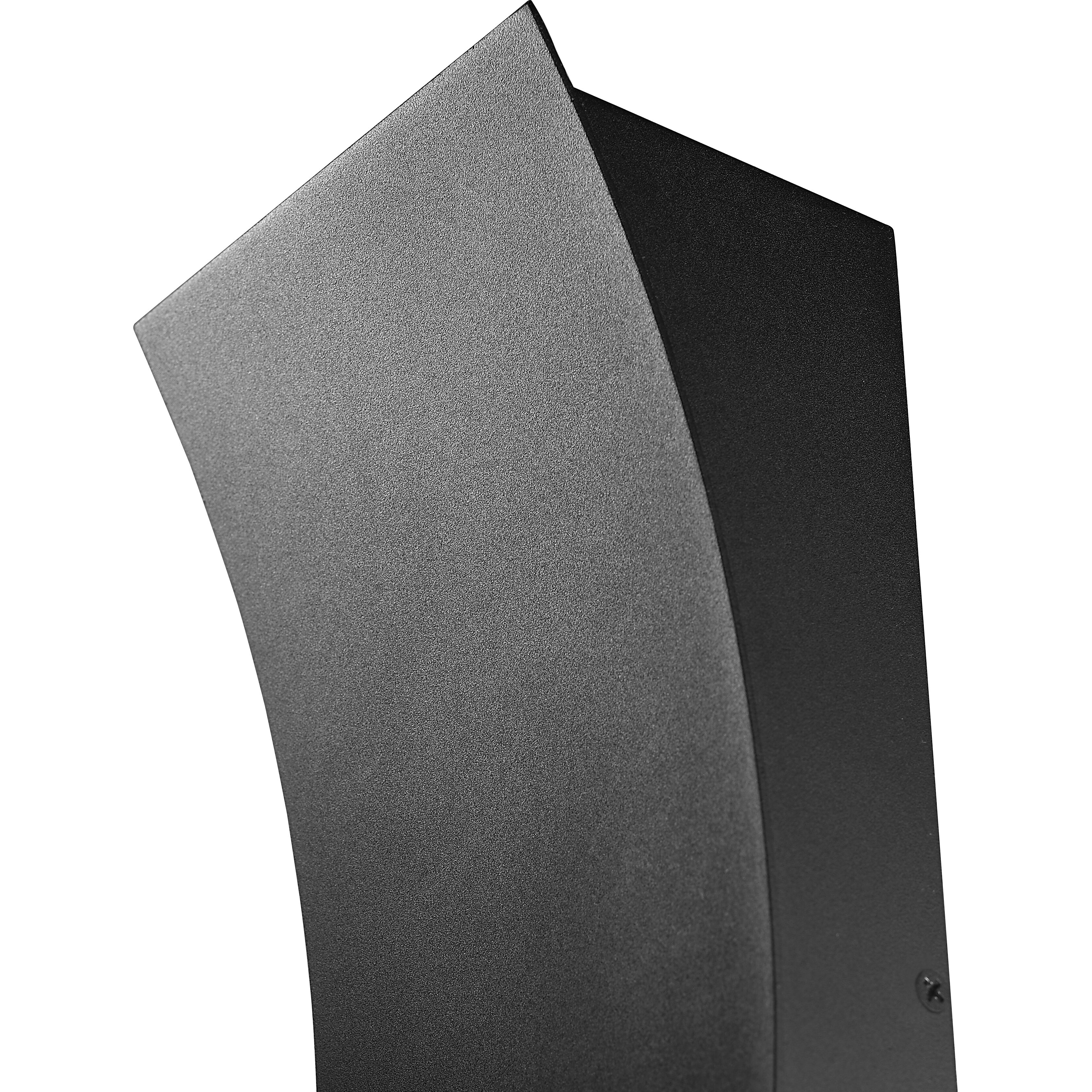 Landrum LED 12 inch Black Outdoor Wall Light