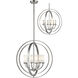 Ashling 6 Light 24.38 inch Brushed Nickel Chandelier Ceiling Light