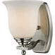 Lagoon 1 Light 6 inch Brushed Nickel Wall Sconce Wall Light