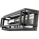 Titania 2 Light 24 inch Black and Brushed Nickel Vanity Wall Light