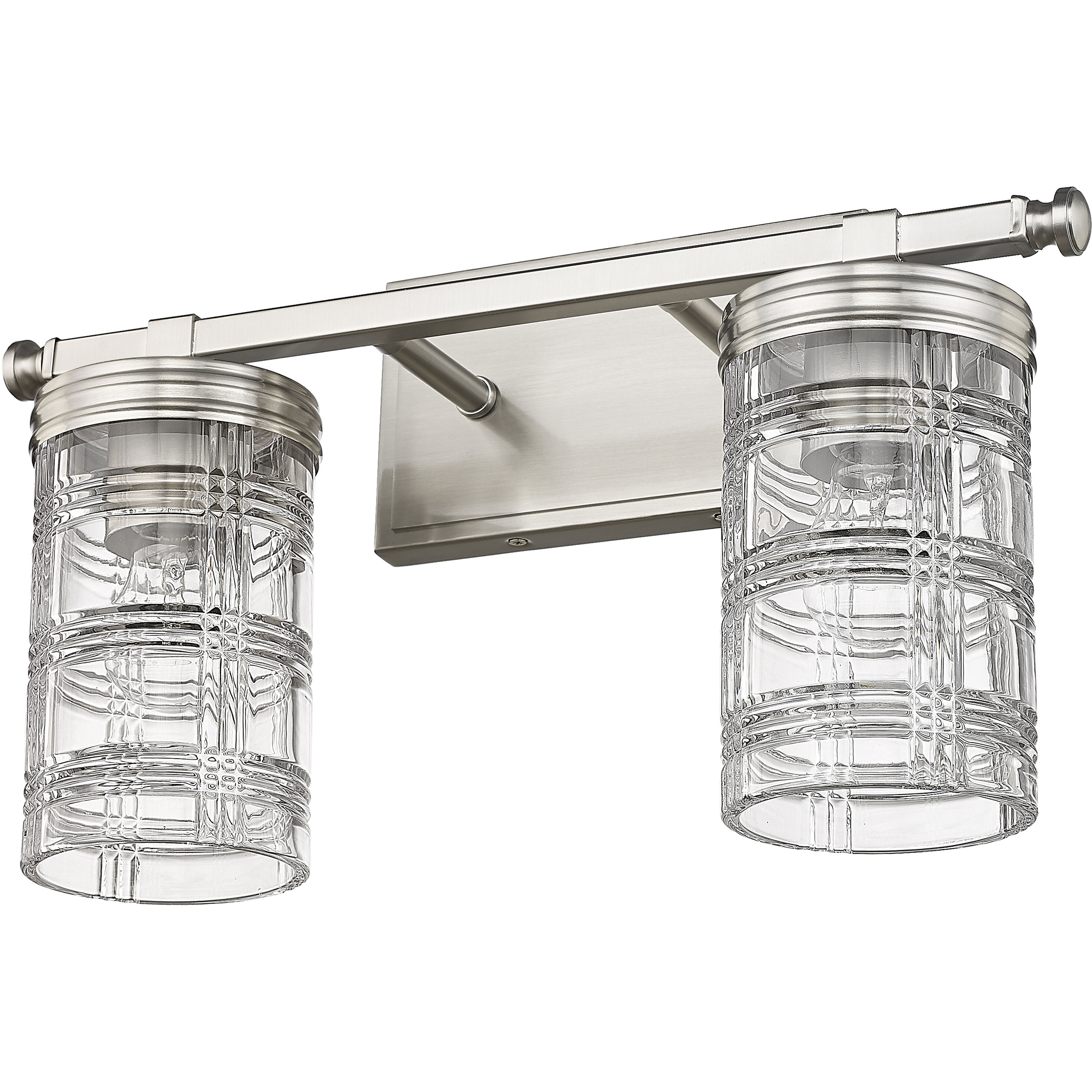 Archer 2 Light 17.75 inch Brushed Nickel Vanity Wall Light