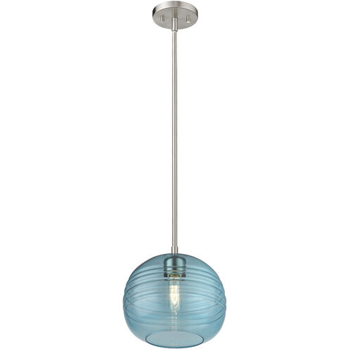 Harmony 1 Light 10 inch Brushed Nickel Pendant Ceiling Light
