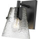 Analia 1 Light 6.5 inch Matte Black Wall Sconce Wall Light