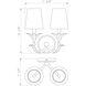 Aslin Wall Sconce Wall Light in Textured White