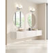 Cadoc 2 Light 15 inch Chrome Bath Vanity Light Wall Light