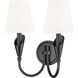 Claudelle Wall Sconce Wall Light in Matte Black