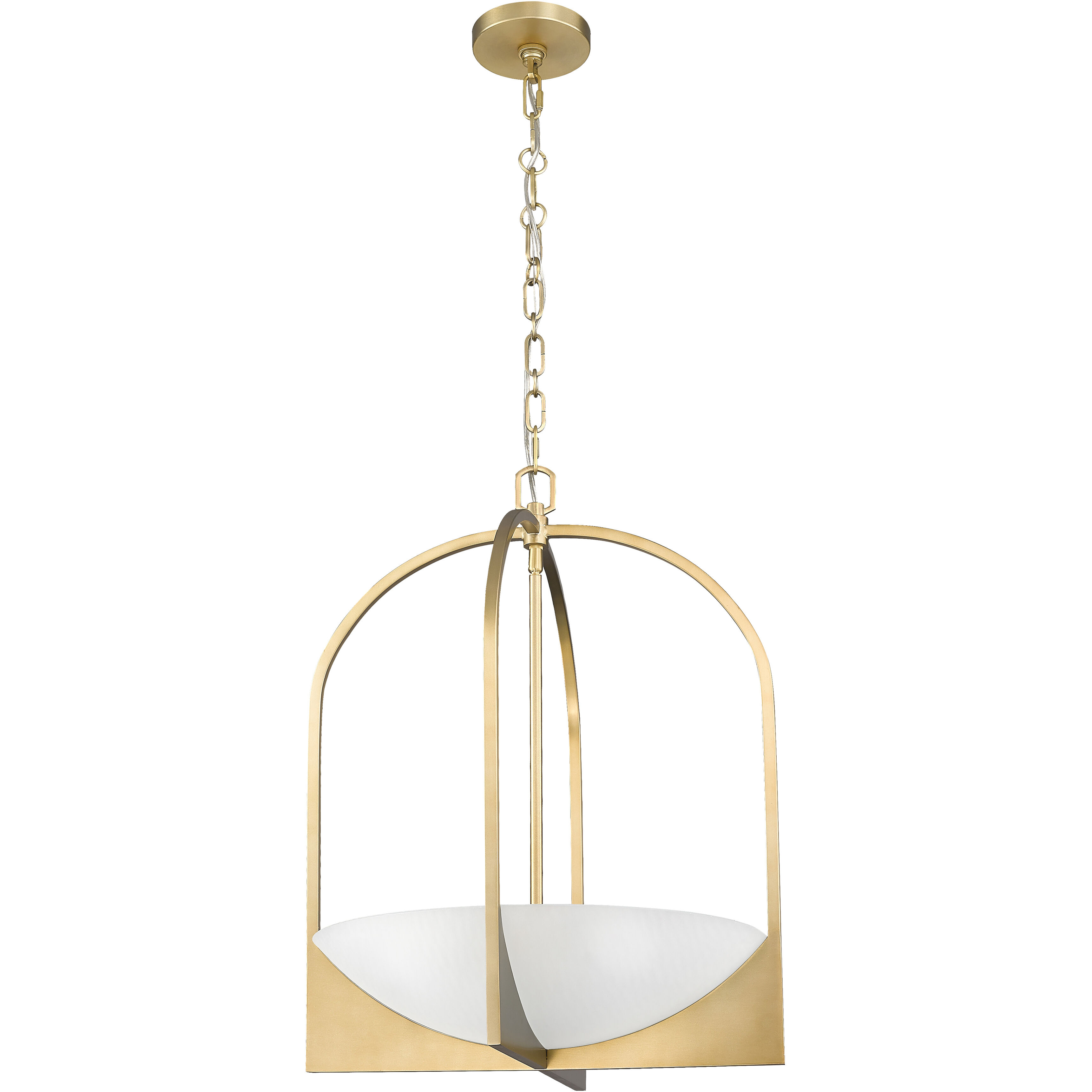 Devon 4 Light 18 inch Modern Gold Pendant Ceiling Light
