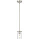 Thayer 1 Light 4.75 inch Brushed Nickel Pendant Ceiling Light