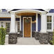 Talbot 1 Light 8.25 inch Black Outdoor Chain Mount Ceiling Fixture in Clear Beveled Glass