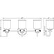 Kinsley 3 Light 22 inch Heirloom Gold Bath Vanity Wall Light in Heritage Gold