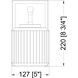 Landon Wall Sconce Wall Light in Chrome