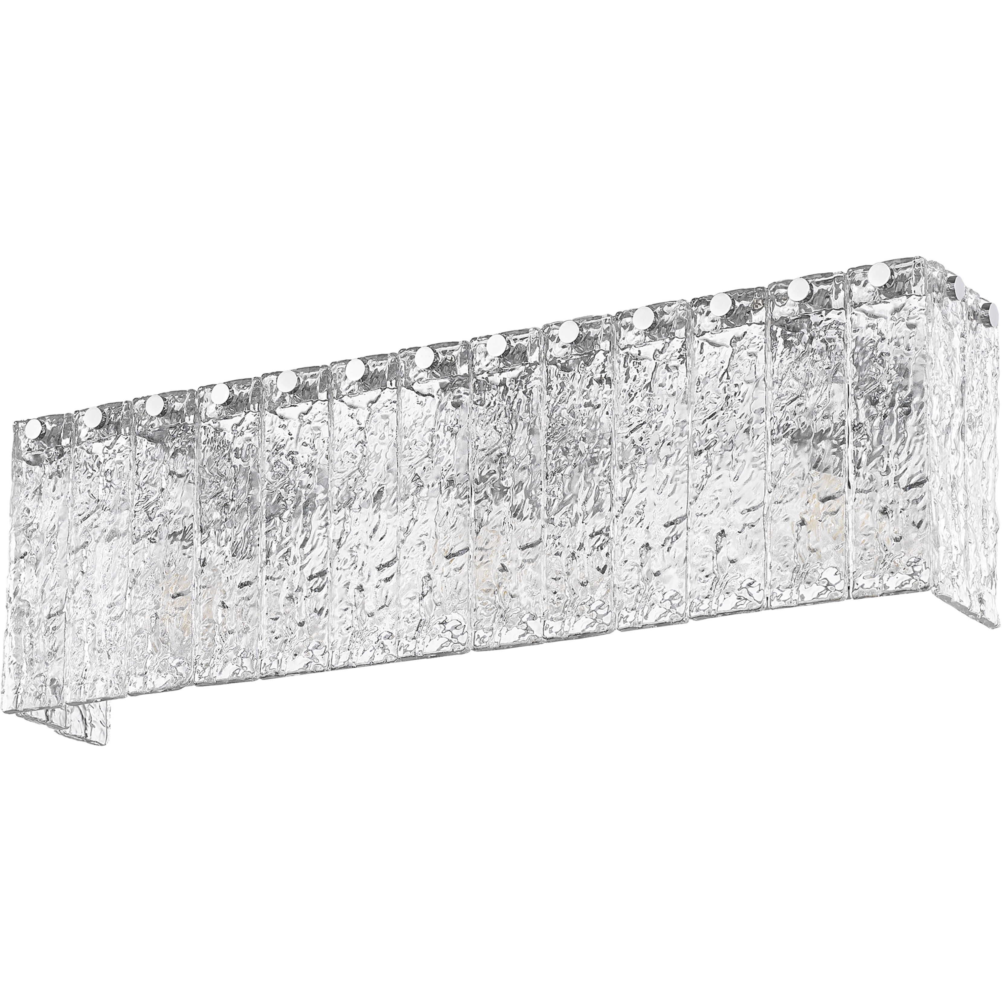 Glacier 3 Light 24 inch Chrome Vanity Wall Light
