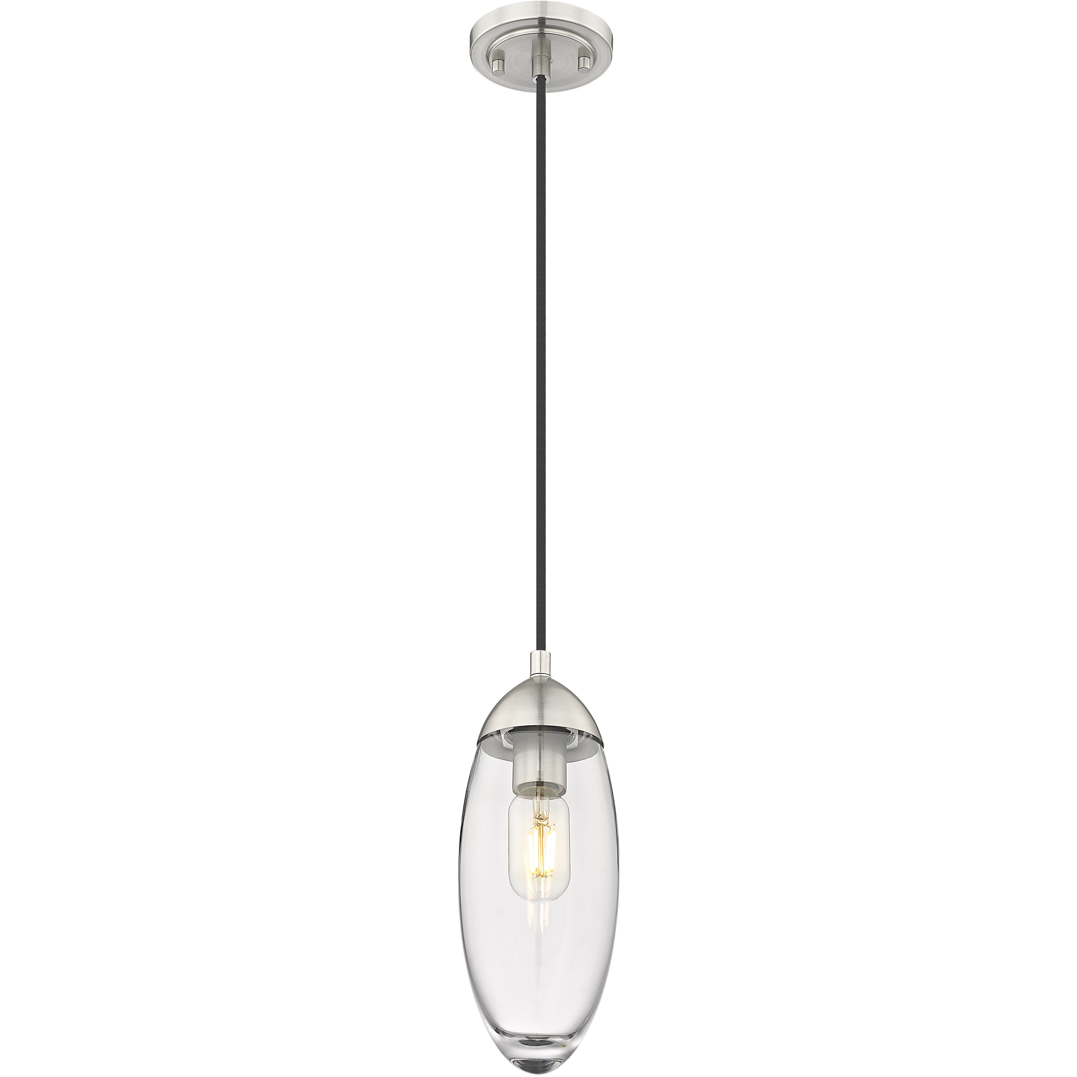 Arden 1 Light 4.5 inch Brushed Nickel Pendant Ceiling Light