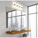 Artemis 8 Light 35 inch Chrome Vanity Wall Light