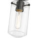 Delaney 1 Light 5 inch Matte Black Flush Mount Ceiling Light