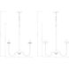 Allistair 5 Light 24 inch Matte Black Chandelier Ceiling Light