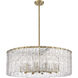 Glacier 12 Light 32.5 inch Modern Gold Chandelier Ceiling Light