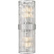 Meridian 2 Light 6 inch Brushed Nickel Wall Sconce Wall Light