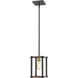 Kirkland 1 Light 6.25 inch Rustic Mahogany Pendant Ceiling Light