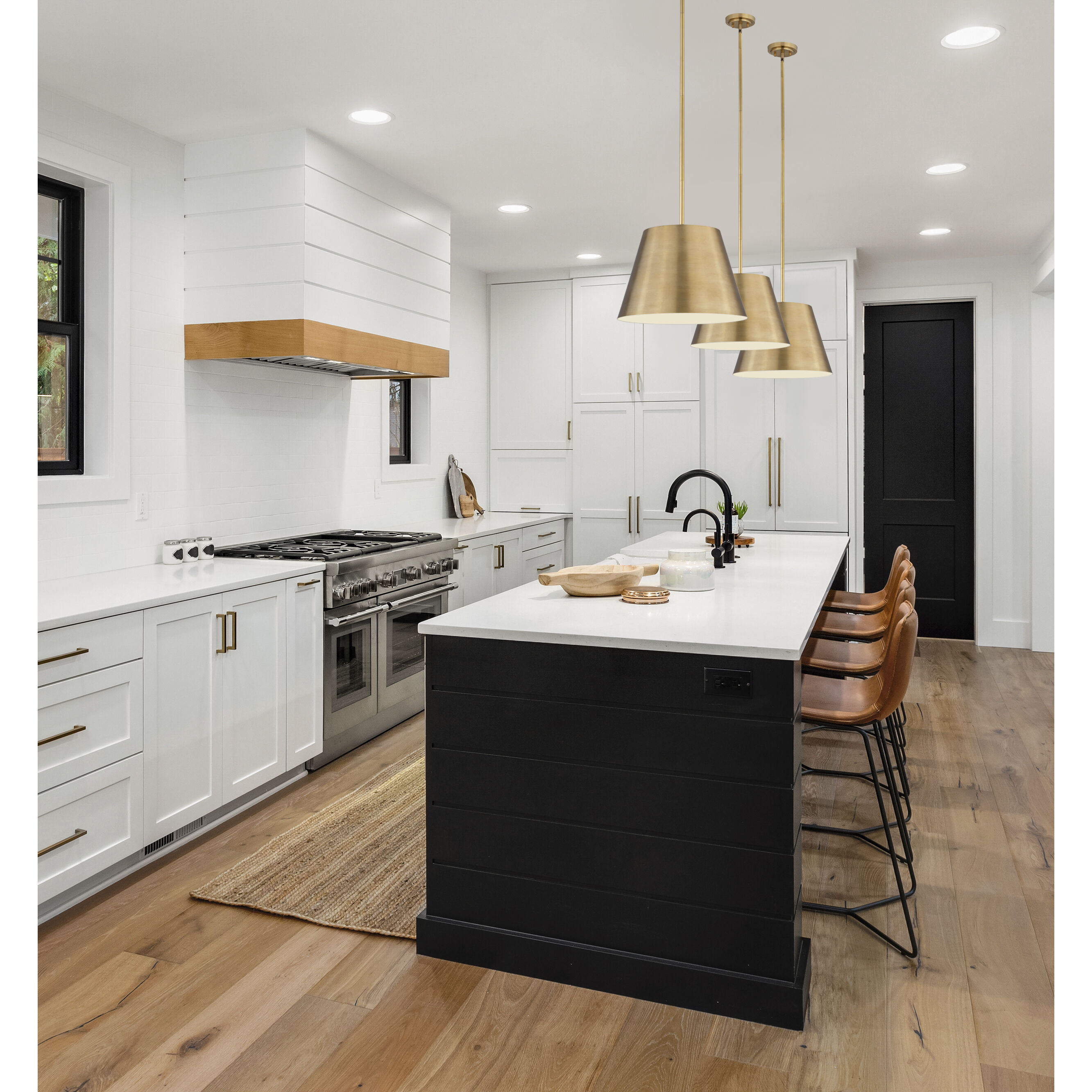 Lilly 1 Light 18 inch Rubbed Brass Pendant Ceiling Light