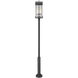 Fortis 3 Light 127 inch Sand Black Outdoor Post Mounted Fixture
