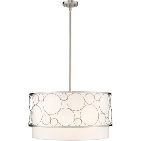 Kendall 4 Light 24 inch Brushed Nickel Chandelier Ceiling Light
