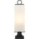 Sana 3 Light 28.25 inch Black Outdoor Pier Mounted Fixture