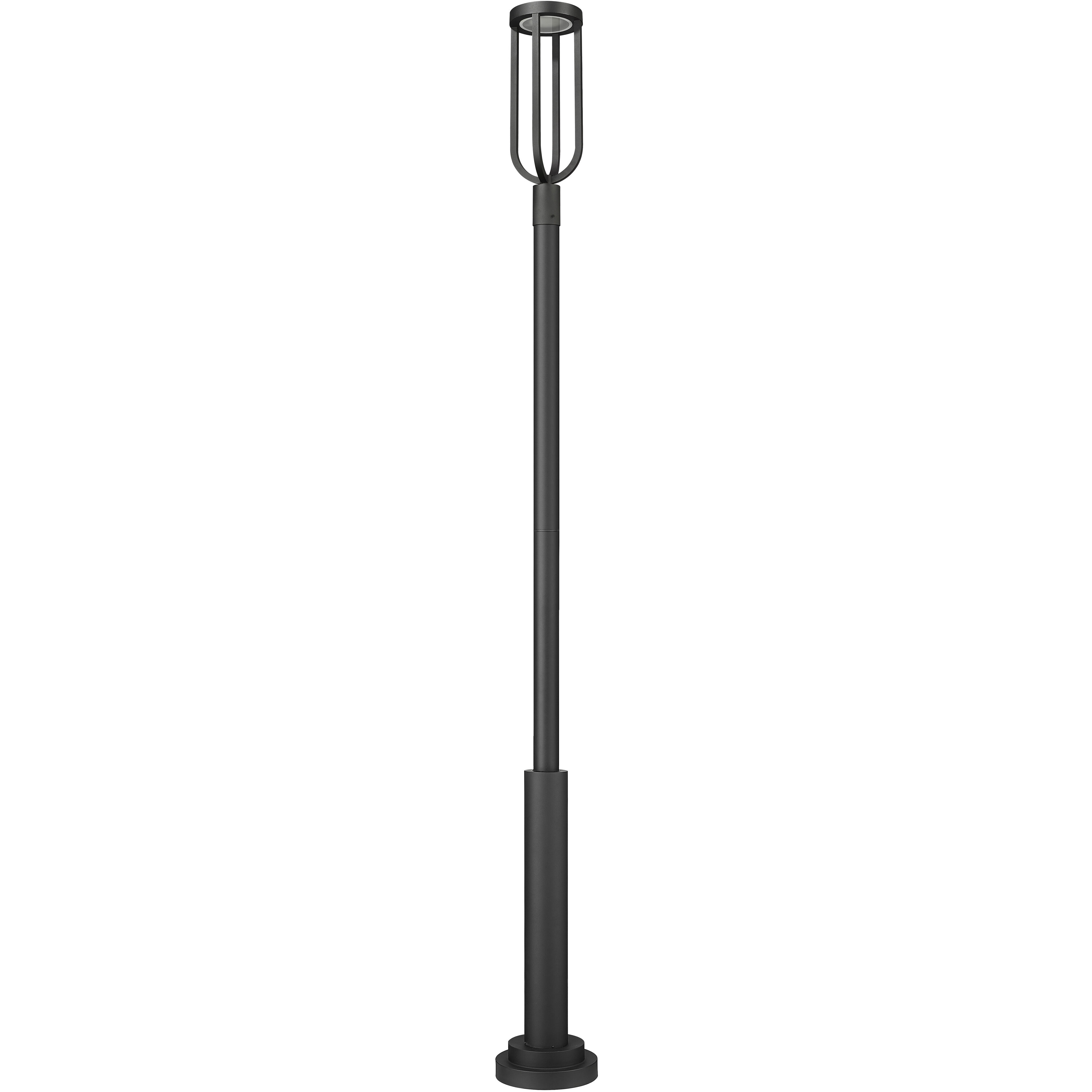 Leland LED 118.25 inch Sand Black Outdoor Post Mounted Fixture
