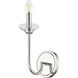 Allistair Wall Sconce Wall Light in Polished Nickel