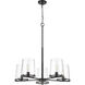 Callista 5 Light 33 inch Matte Black Chandelier Ceiling Light