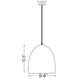 Z-Studio 1 Light 9.5 inch Mint Pendant Ceiling Light