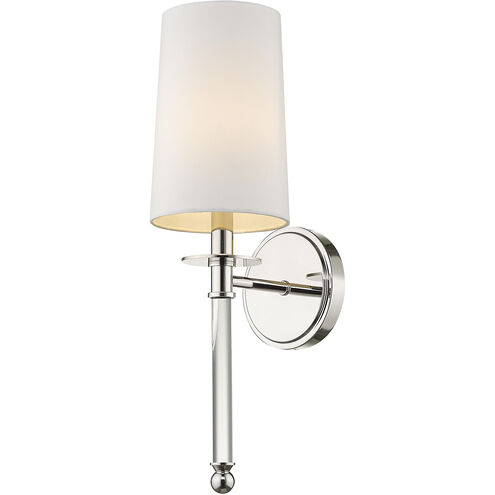 Mila 1 Light 5.5 inch Polished Nickel Wall Sconce Wall Light