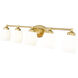 Kendrick 5 Light 39.25 inch Luxe Gold Bath Vanity Light Wall Light