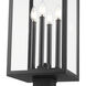 Nova 4 Light 120.75 inch Black Outdoor Post Mounted Fixture