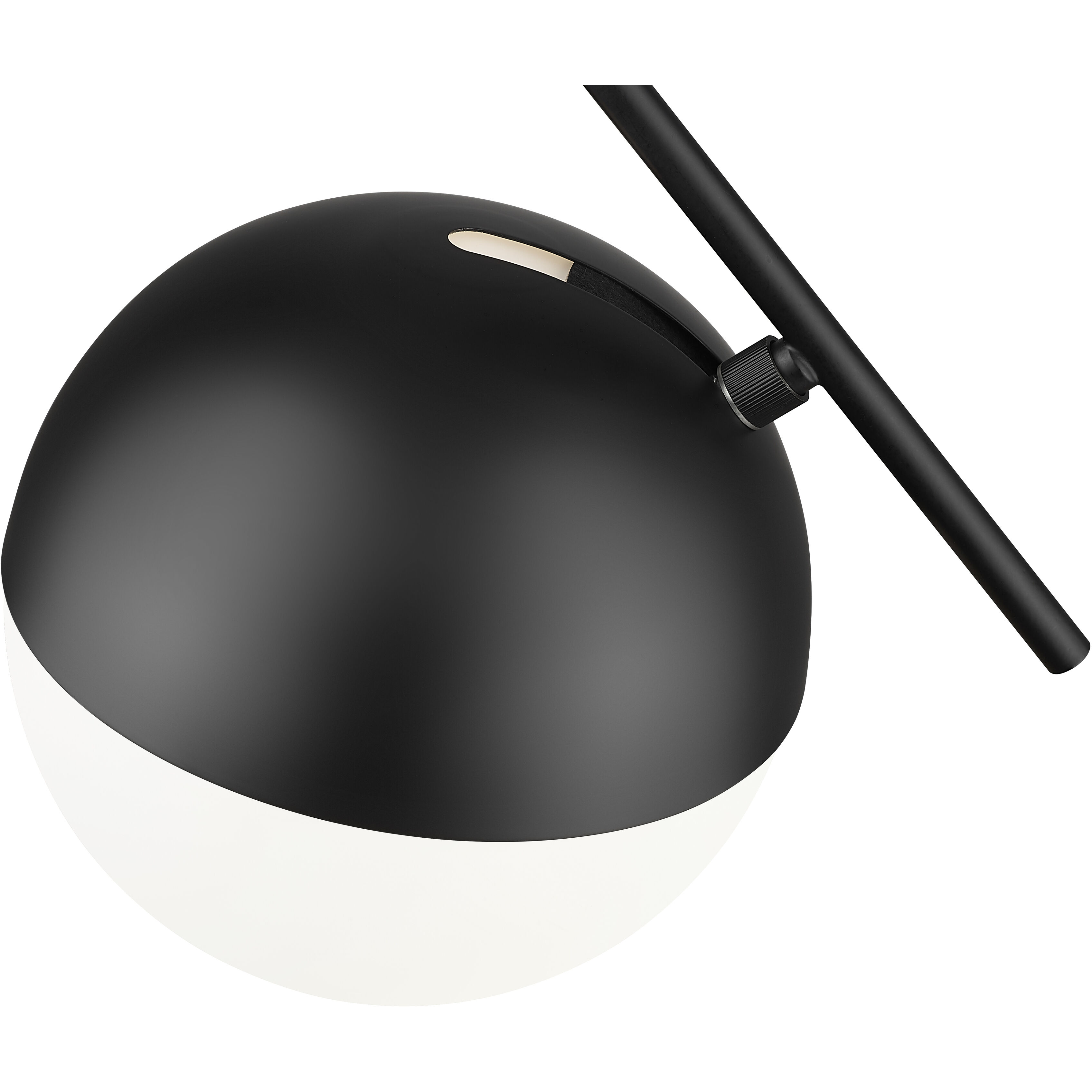 Realm Sphere 1 Light 10.75 inch Matte Black Pendant Ceiling Light