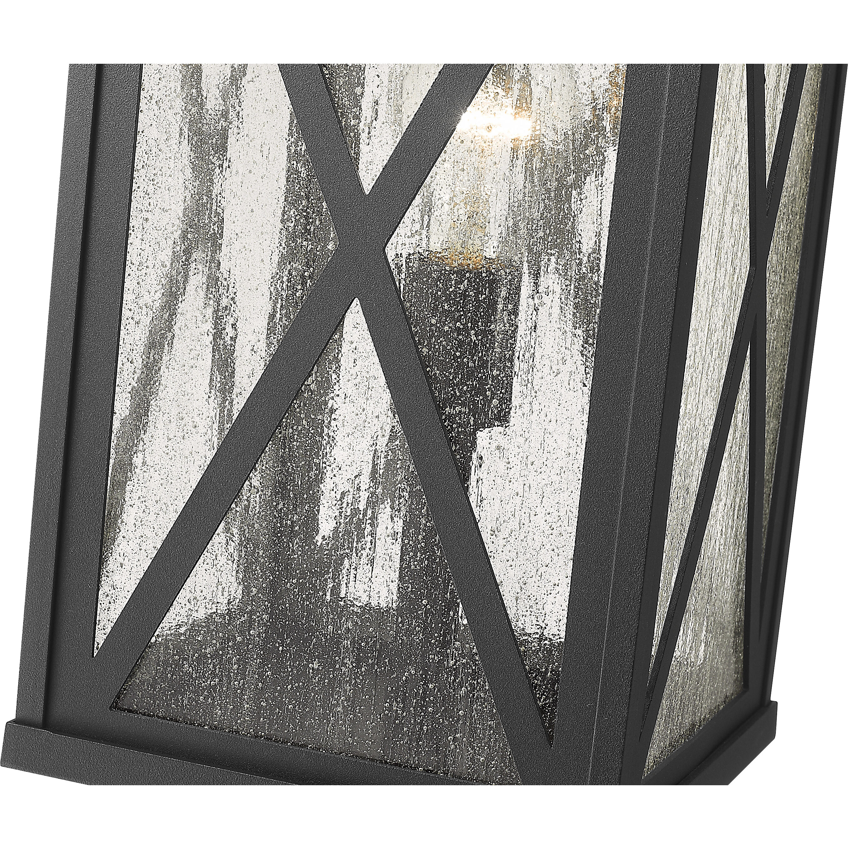 Brookside 1 Light 19.5 inch Black Outdoor Post Mount Fixture