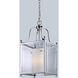 Fairview 3 Light 11 inch Chrome Pendant Ceiling Light in Clear Beveled Outside Matte Opal Inside Glass, 15.43
