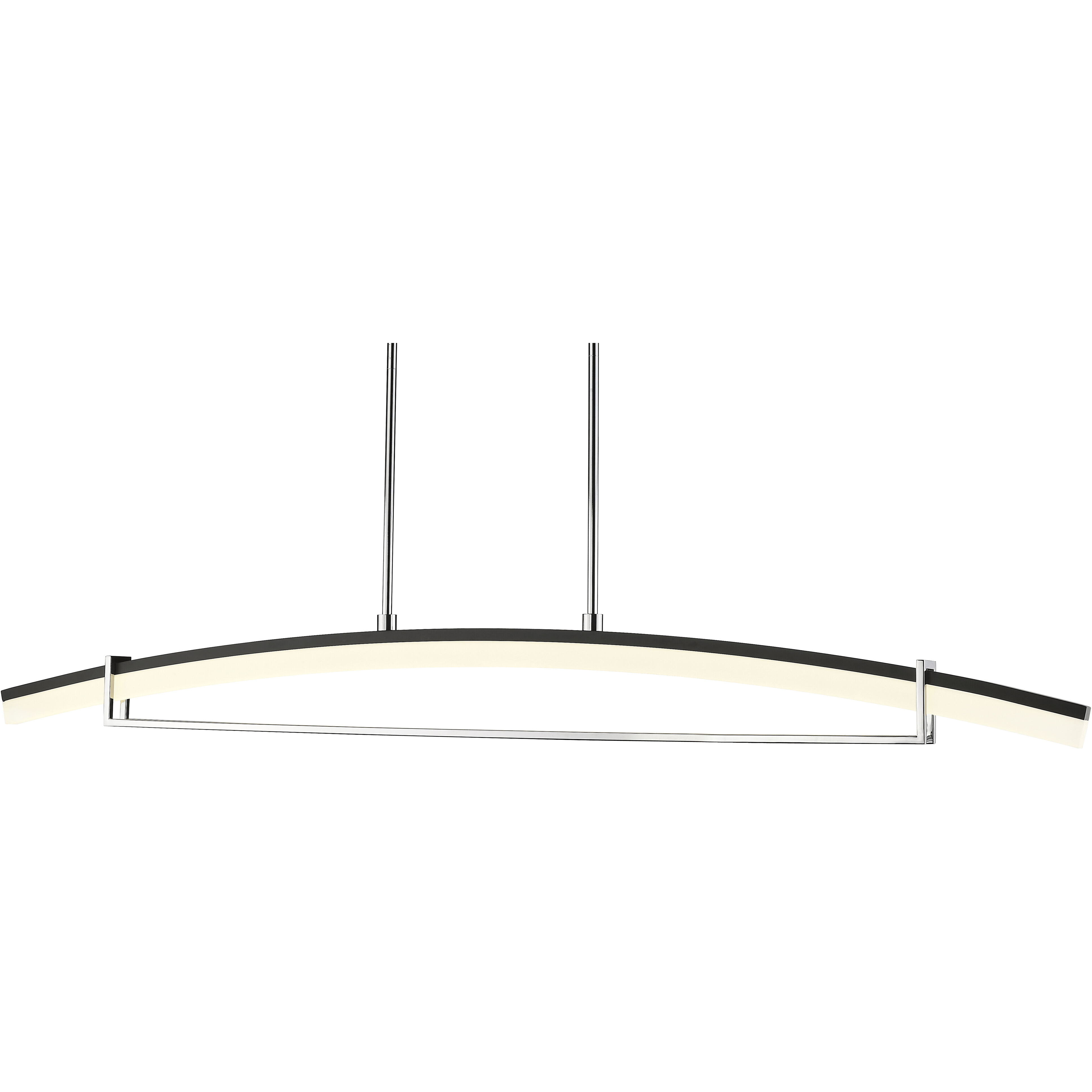 品質保証 Z-Lite 620-56-CH-LED Arc LED 56.25 inch Chrome Linear その他