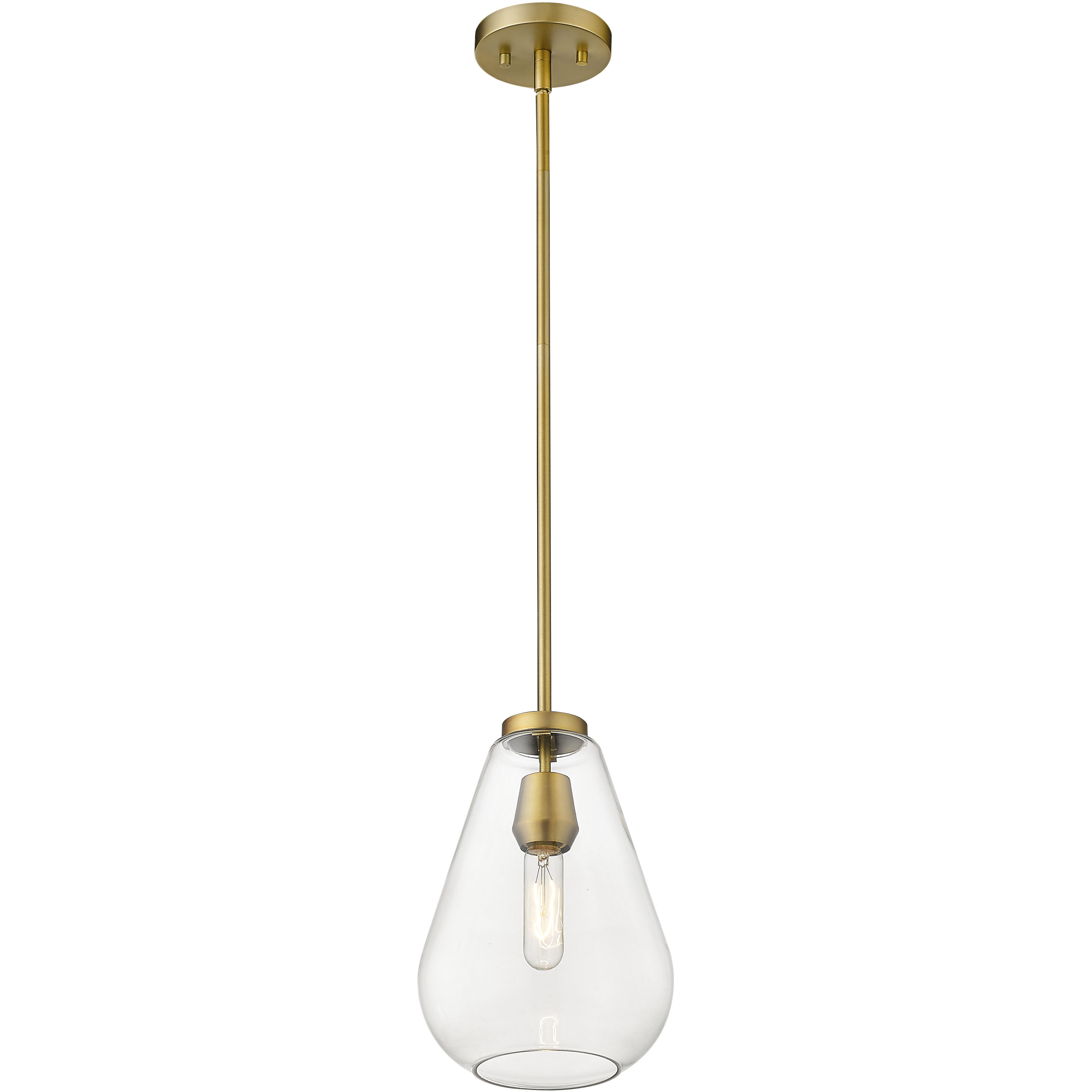 Ayra 1 Light 8 inch Olde Brass Pendant Ceiling Light