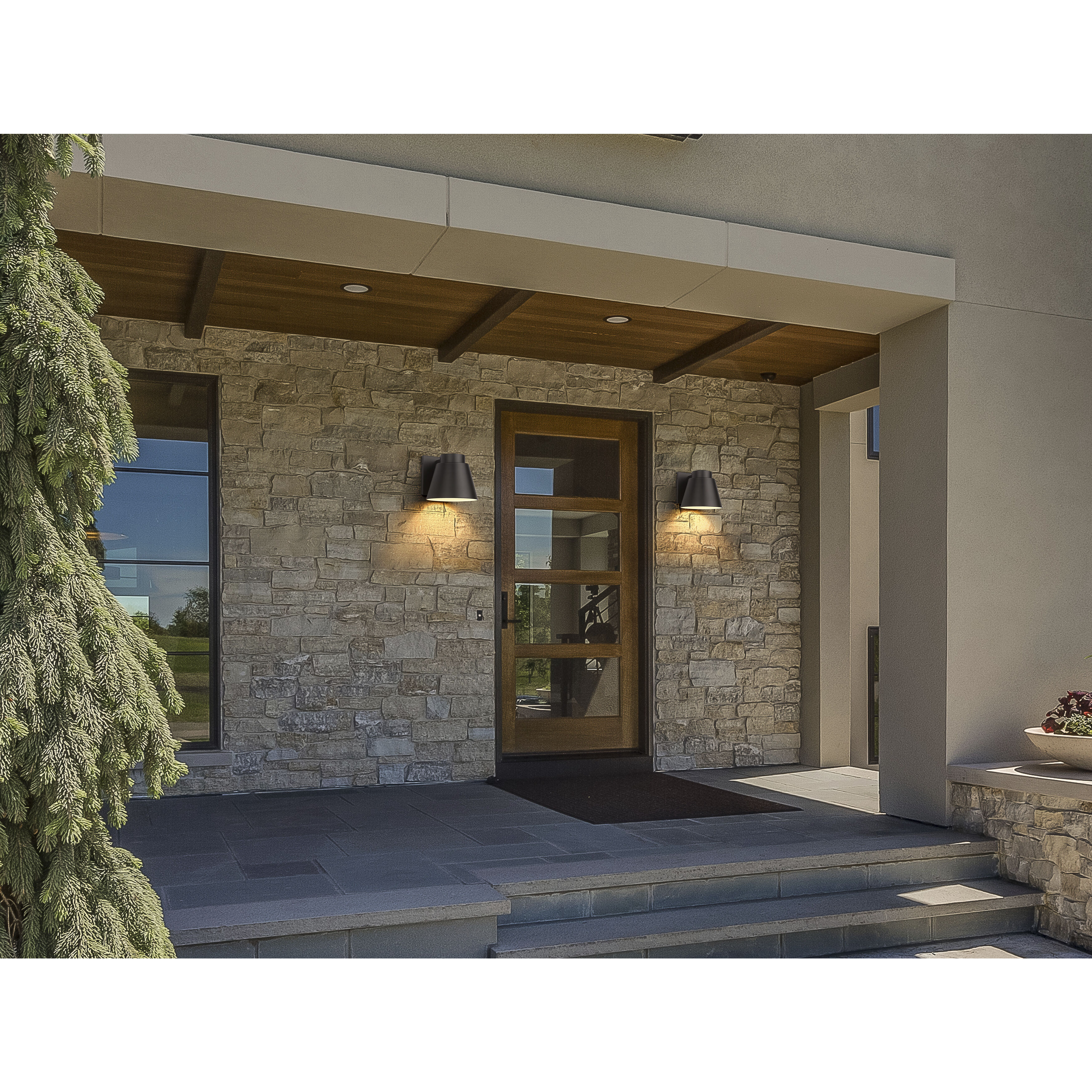 Asher LED 11 inch Oil Rubbed Bronze Outdoor Wall Light