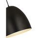 Z-Studio 3 Light 19 inch Satin Black Pendant Ceiling Light in Matte Black