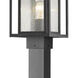 Aspen 1 Light 109.27 inch Black Outdoor Post Mounted Fixture