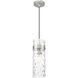 Fontaine 1 Light 5.75 inch Brushed Nickel Pendant Ceiling Light