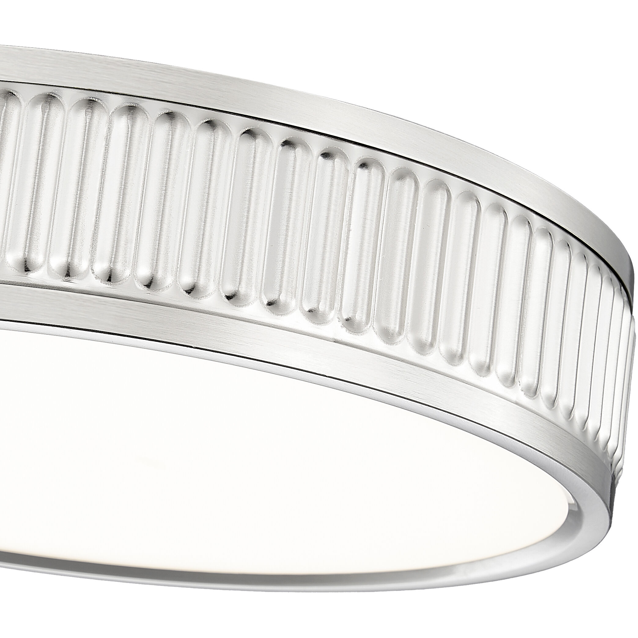 Stari LED 12.75 inch Brushed Nickel Flush Mount Ceiling Light