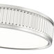 Stari LED 12.75 inch Brushed Nickel Flush Mount Ceiling Light