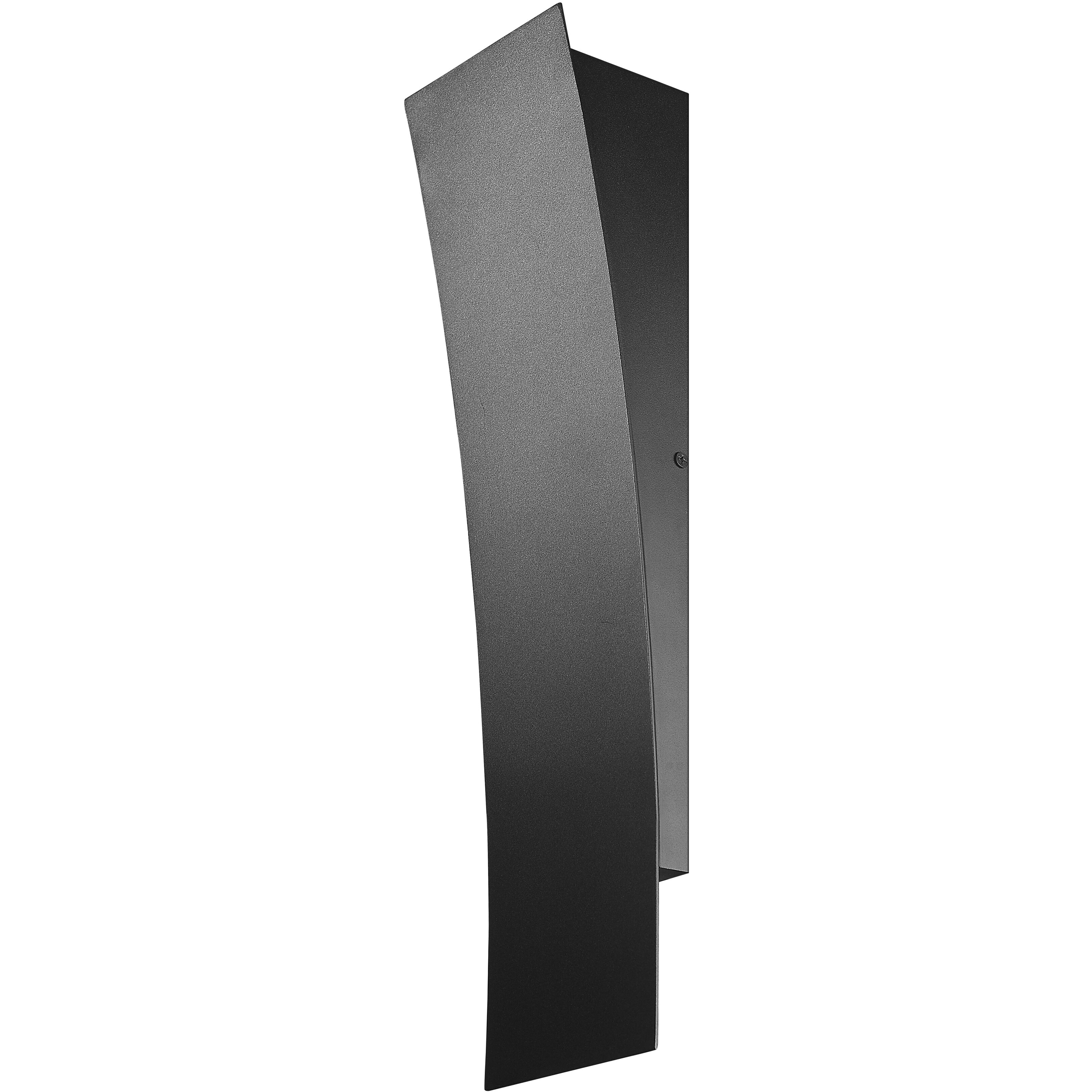 Landrum LED 18 inch Black Outdoor Wall Light